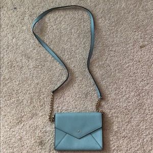 Kate Spade Powder Blue Envelope Crossbody